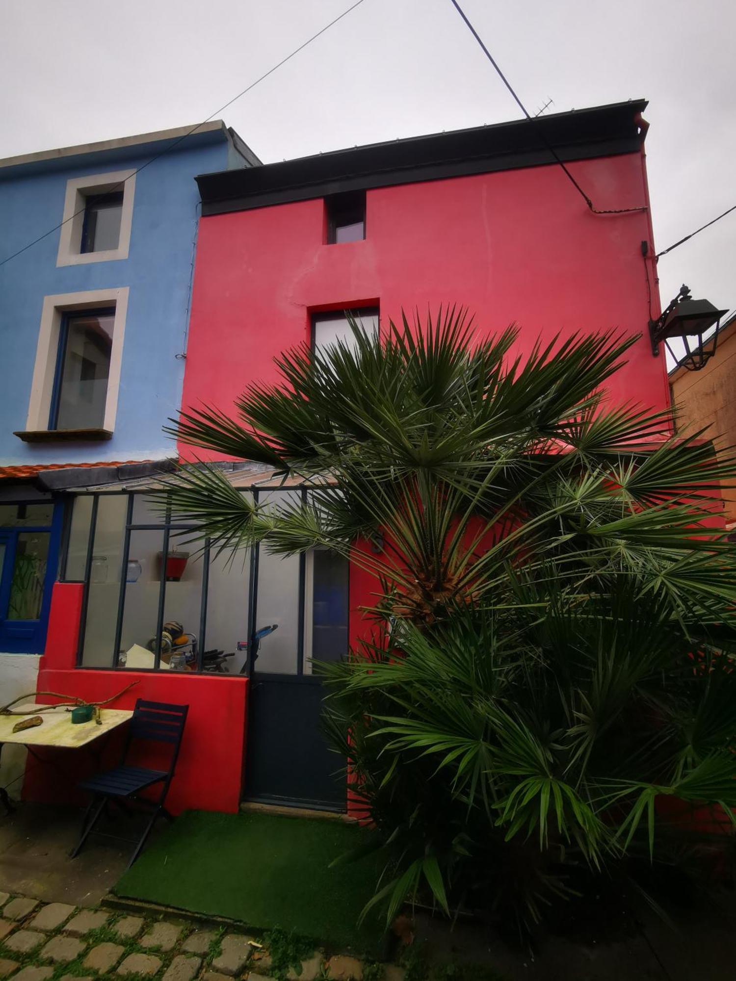 Trentemoult : Charmante Grande Maison Avec Vue Sur Loire 105 M2 Reze Luaran gambar